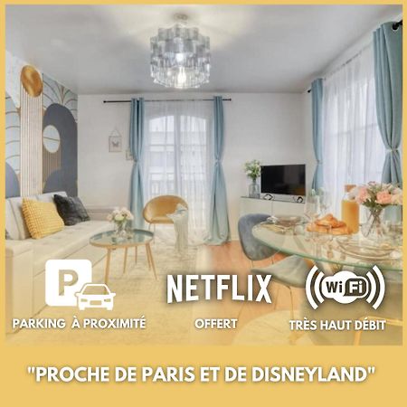 L'Elegant Chic-T2-Paris-Disneyland Jo Paris 2024 Noisy-le-Grand Exterior photo